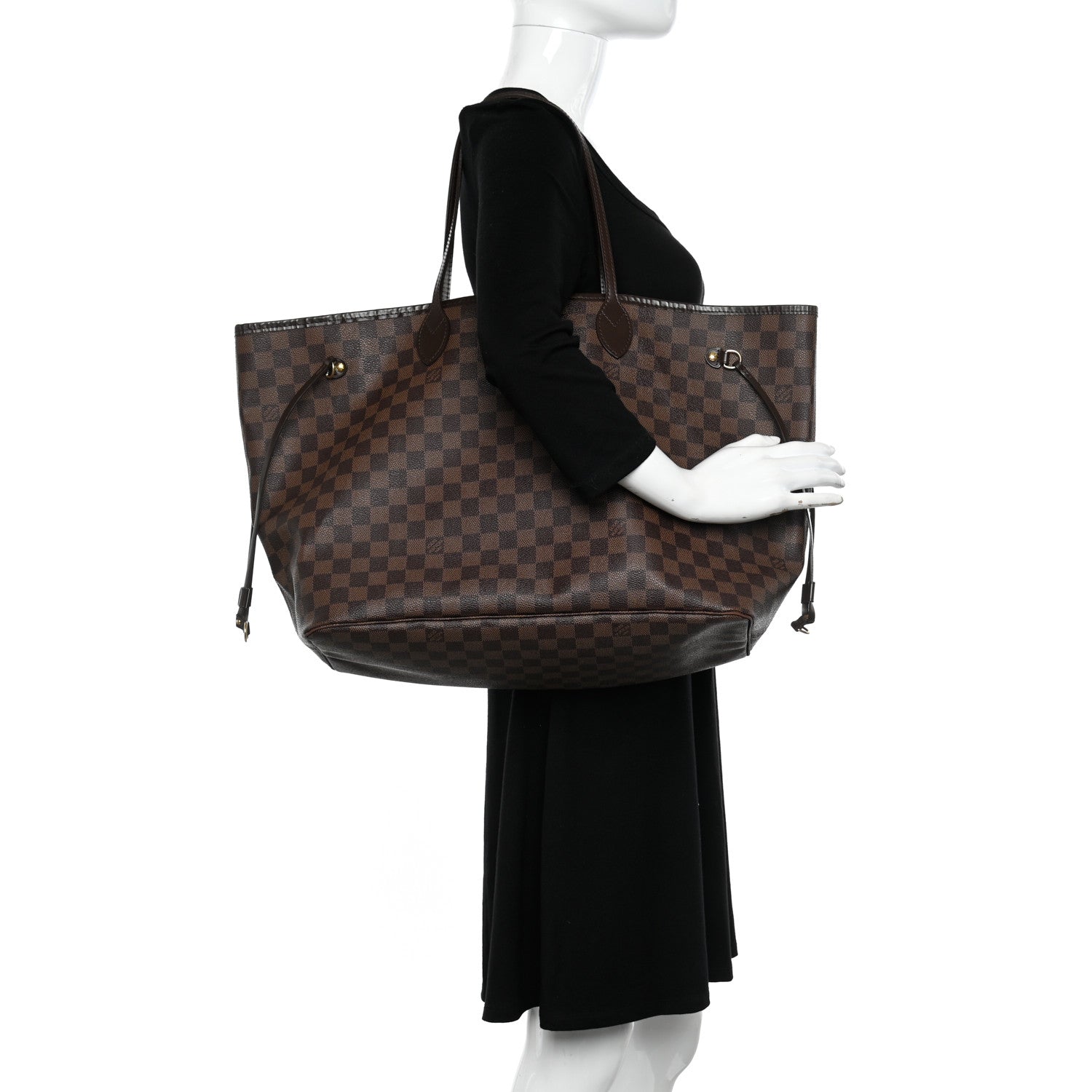 Louis Vuitton Damier Ebene Neverfull GM 2 of 12
