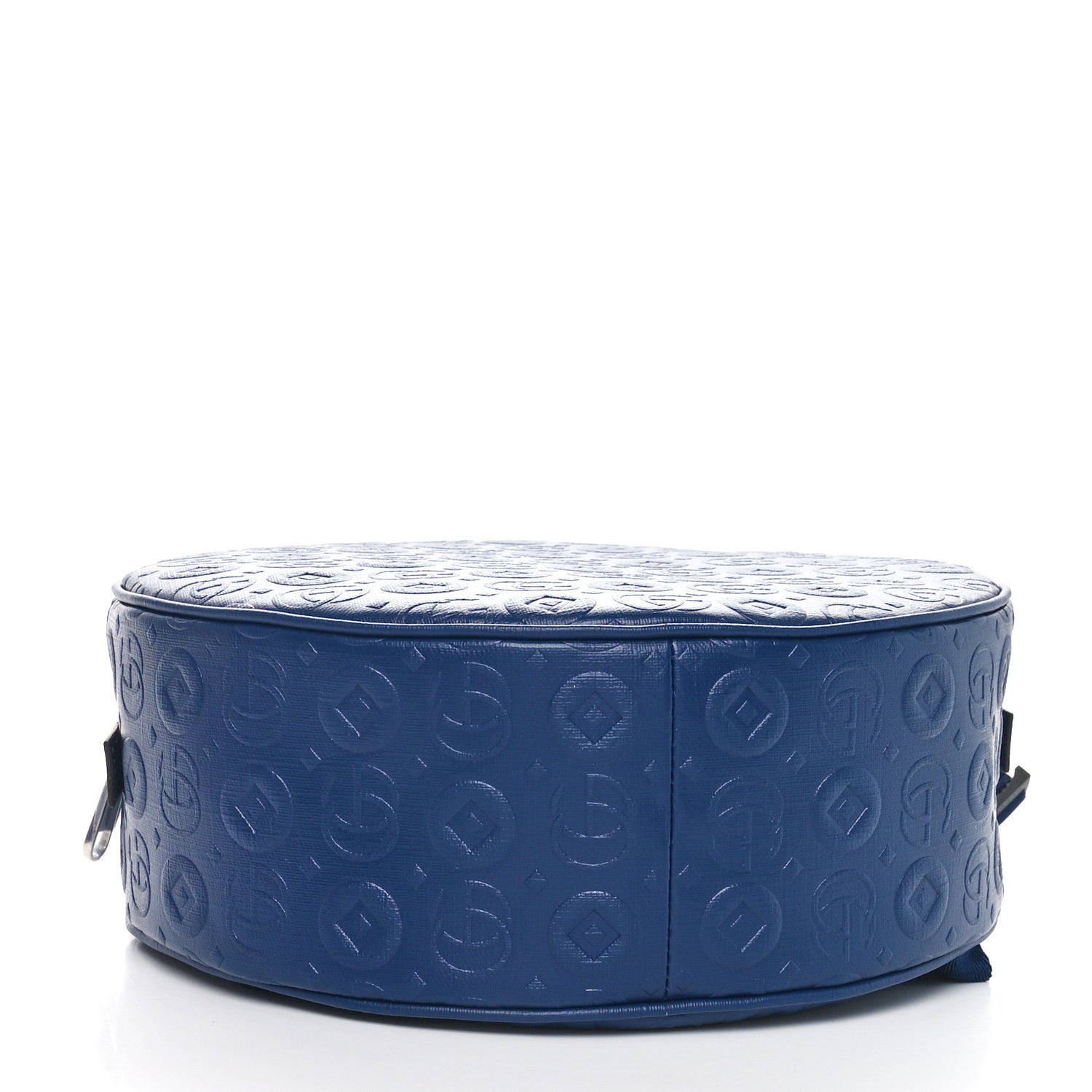 Gucci Textured Dollar Calfskin Web Debossed GG Kids Backpack Blue Agata 3 of 9