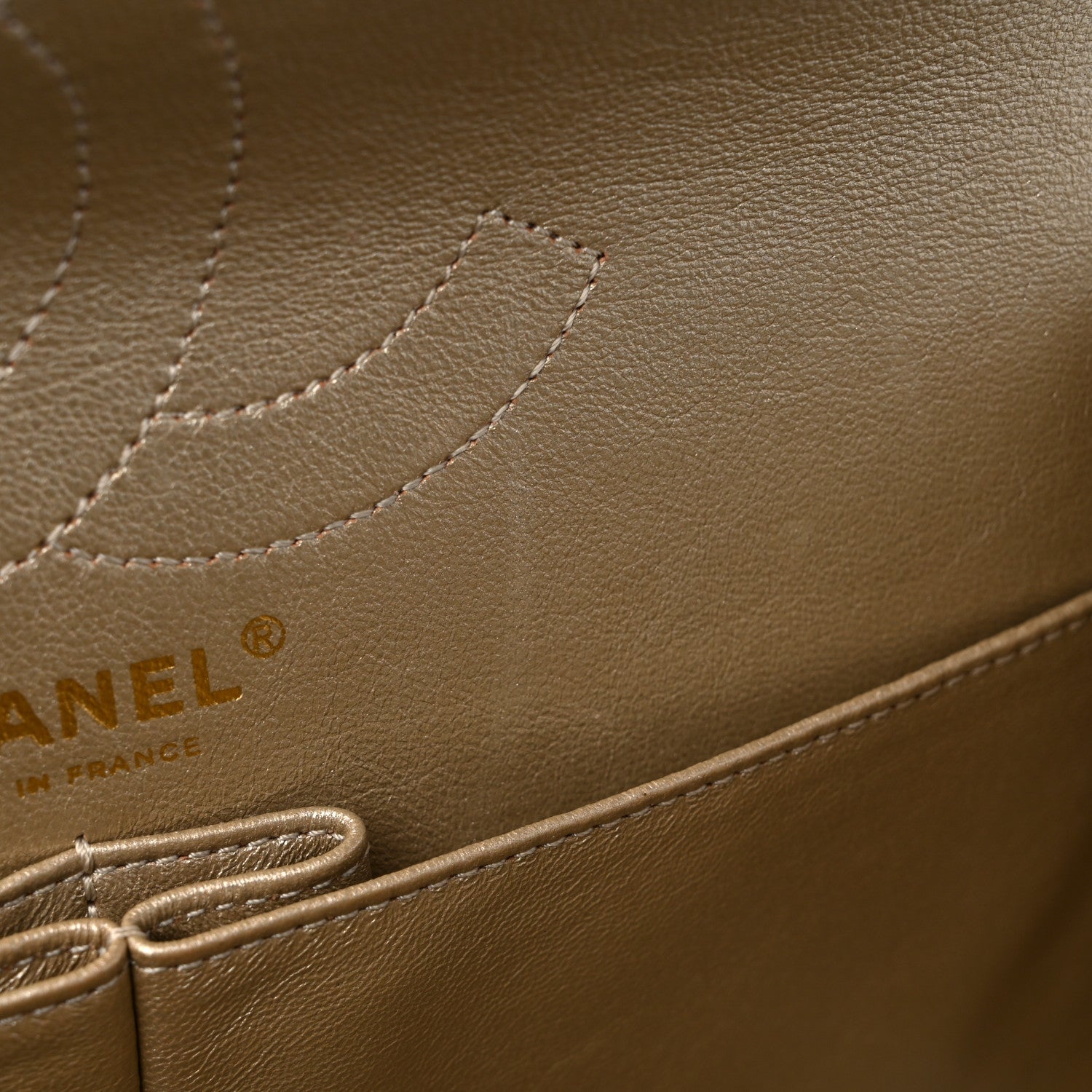Chanel Metallic Aged Calfskin Quilted 2.55 Reissue 226 Flap Gold 11 of 11