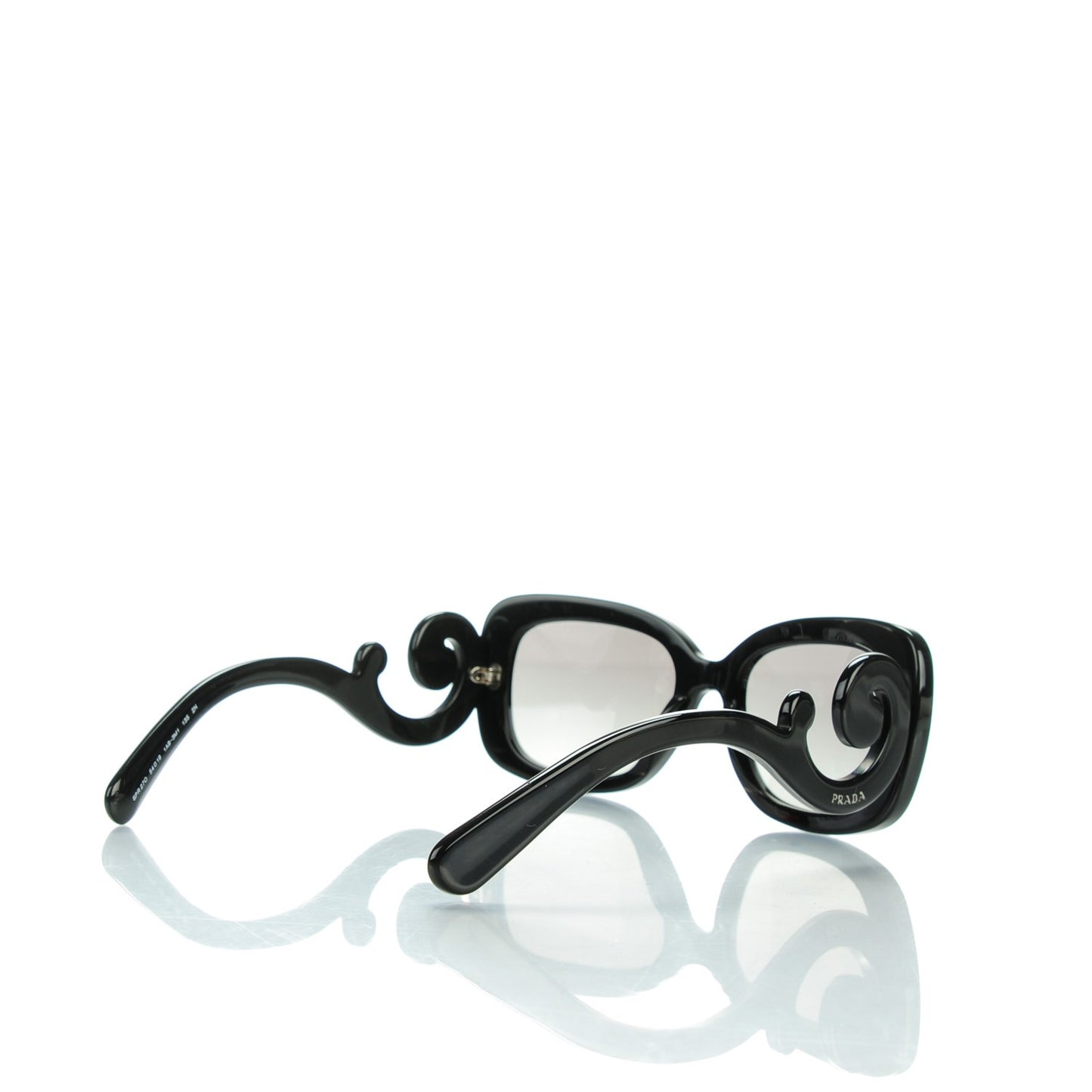 Acetate Baroque Sunglasses SPR 27O Black
