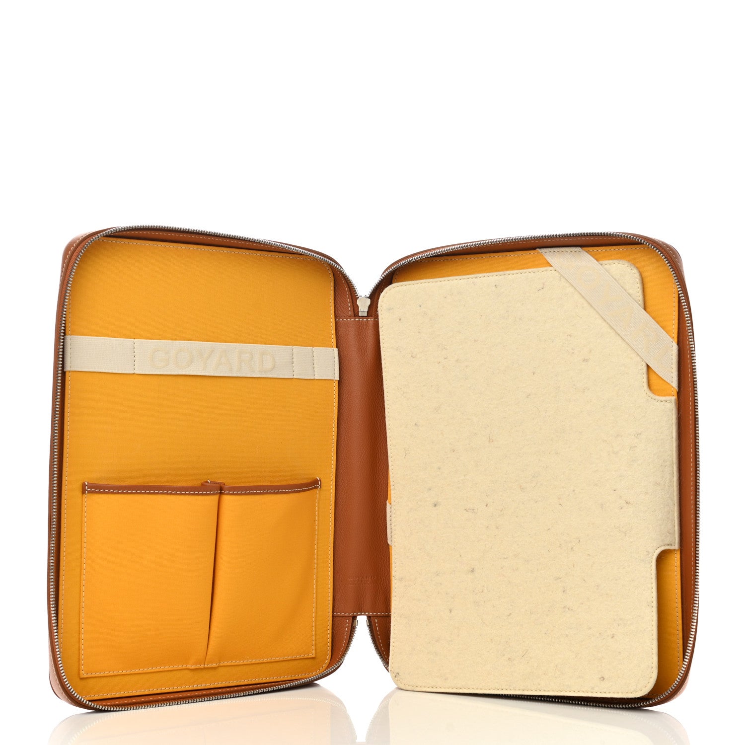Goyard Goyardine Universal Companion Portfolio Black Gold 5 of 8