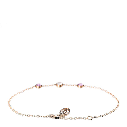 Cartier 18K Pink Gold Diamond Pink Sapphire D'Amour Bracelet 3 of 4