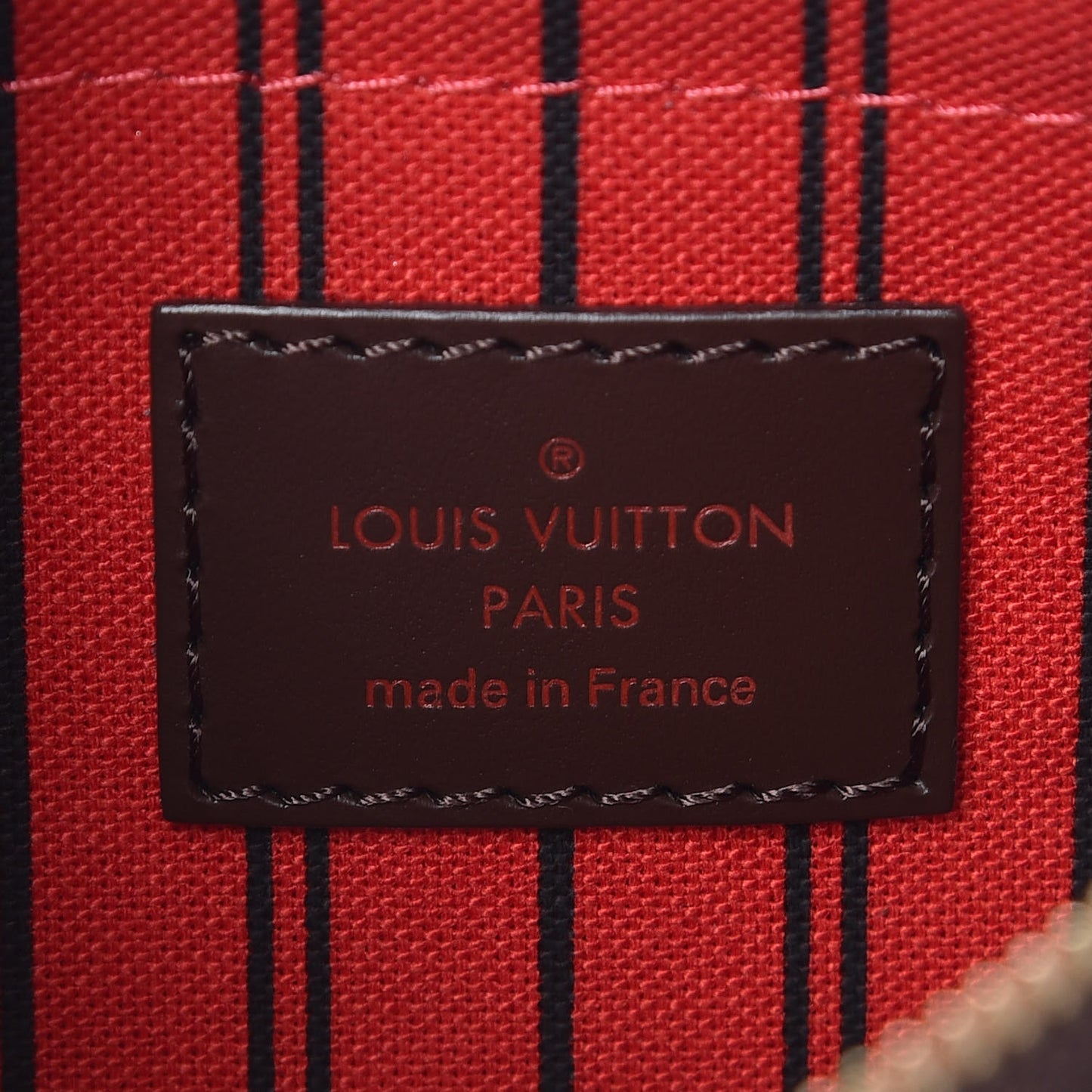 Damier Ebene Neverfull PM Pochette