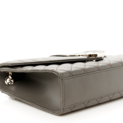 Saint Laurent Grain De Poudre Textured Mixed Matelasse Medium Triquilt Monogram Satchel Earth 8 of 11