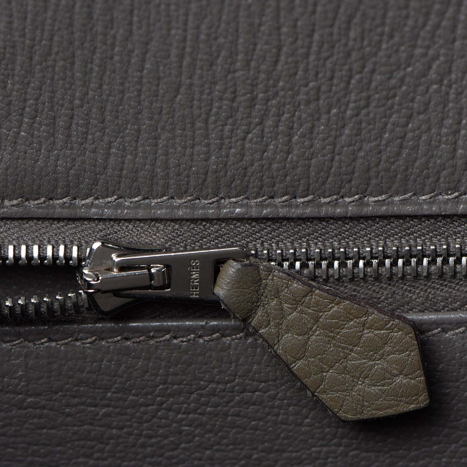 Hermes Taurillon Clemence Birkin 35 Etain 18 of 34