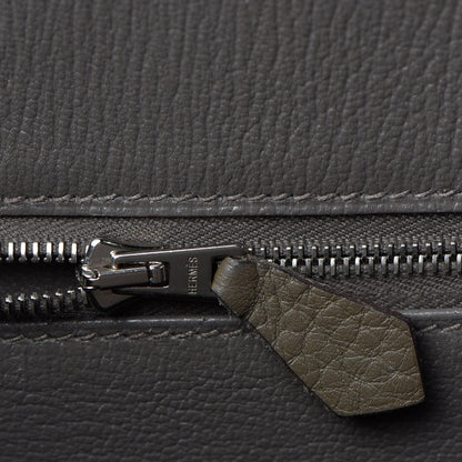 Hermes Taurillon Clemence Birkin 35 Etain 18 of 34
