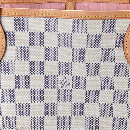 Louis Vuitton Damier Azur Neo Neverfull MM Rose Ballerine 11 of 15