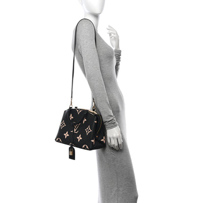 Louis Vuitton Empreinte Monogram Giant Petit Palais Black Beige 2 of 11