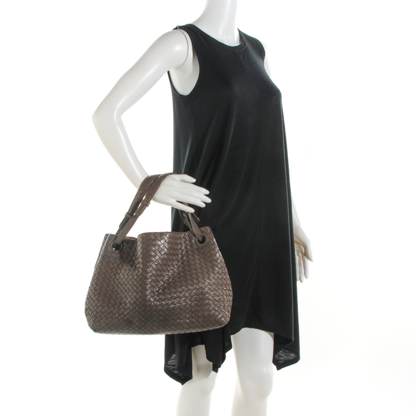 Nappa Intrecciato Bella Tote Shadow