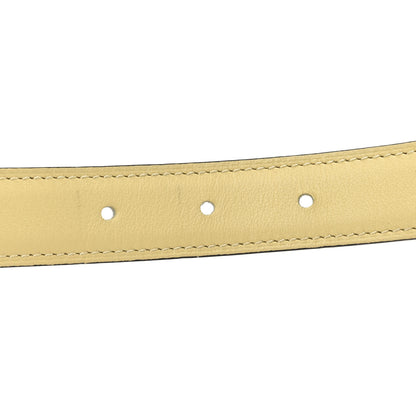 Hermes Swift Epsom 24mm Mini Martelee Constance Belt 90 Jaune Poussin White 4 of 5