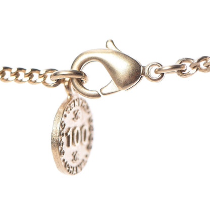 Chanel Crystal Pearl CC Pendant Necklace Gold 6 of 7