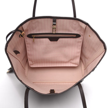 Louis Vuitton Damier Ebene Neo Neverfull MM Rose Ballerine 5 of 22