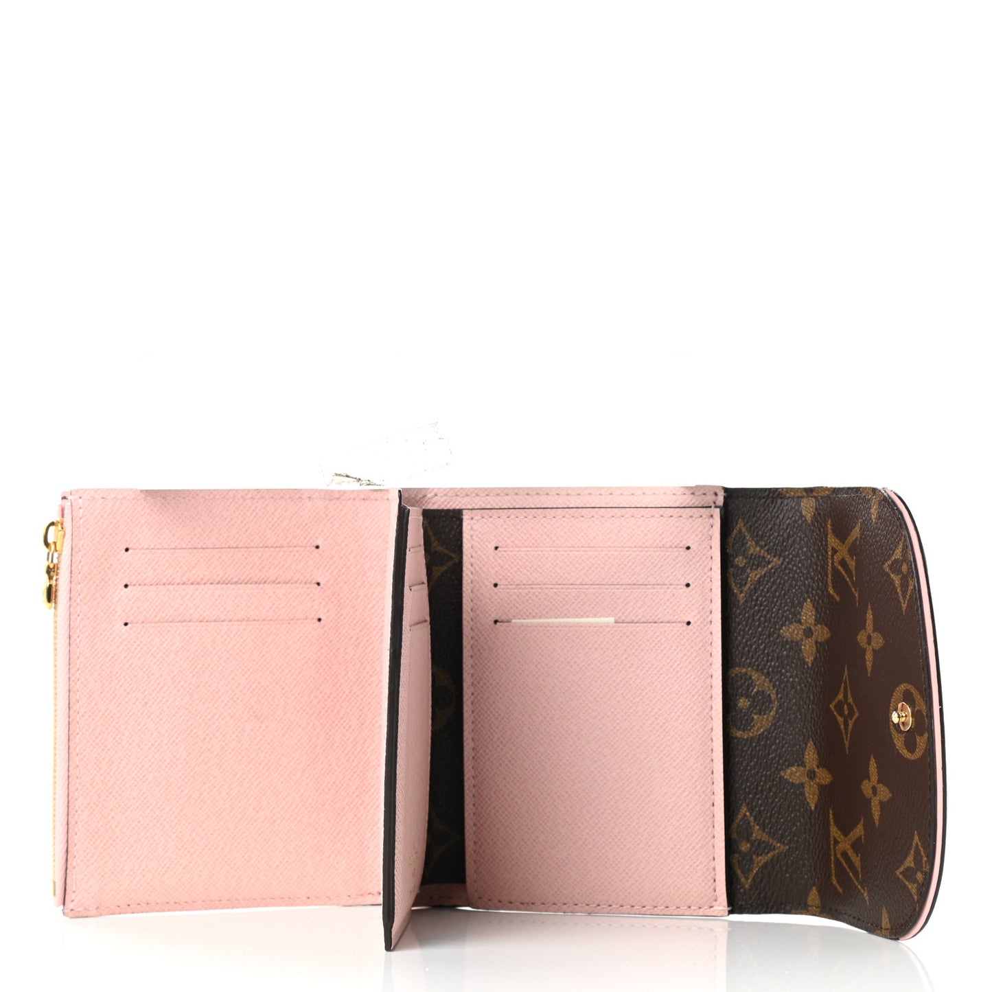 Monogram Ariane Compact Wallet Rose Ballerine