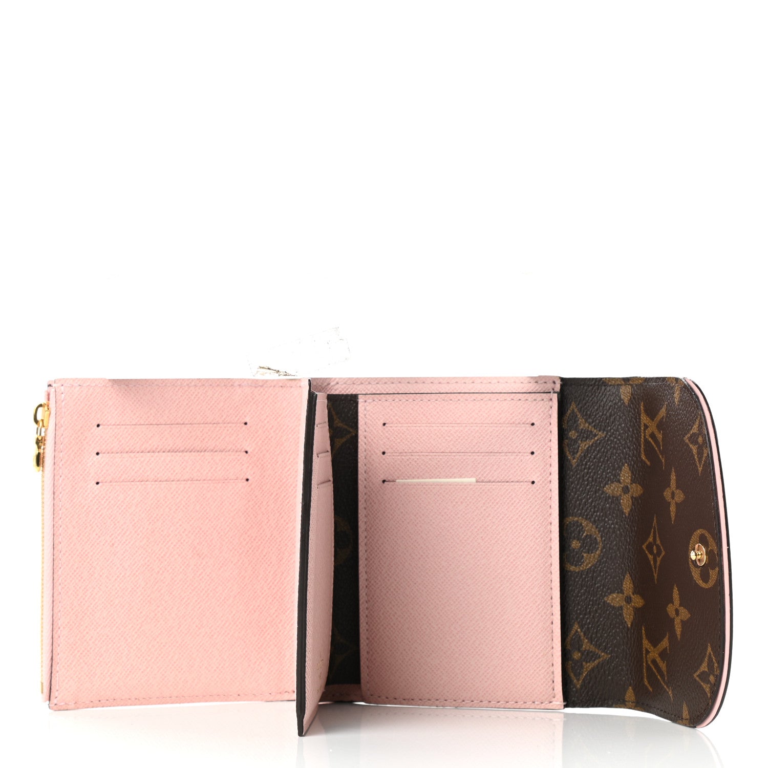 Louis Vuitton Monogram Ariane Compact Wallet Rose Ballerine 5 of 8