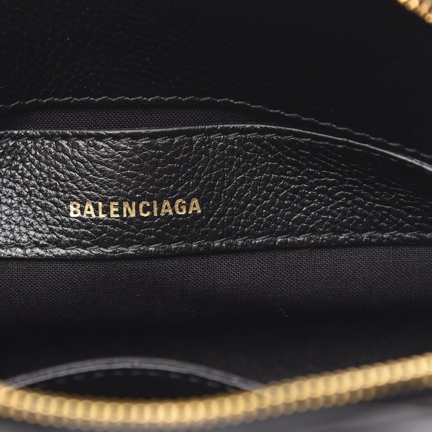 Balenciaga Grained Calfskin XXS Ville Top Handle Bag Black 6 of 9
