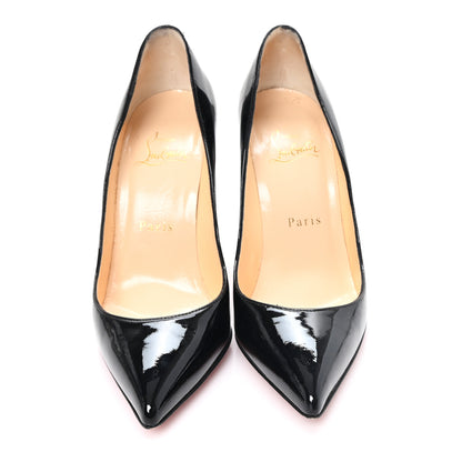 Christian Louboutin Patent Pigalle Follies 100 Pumps 36 Black 3 of 9