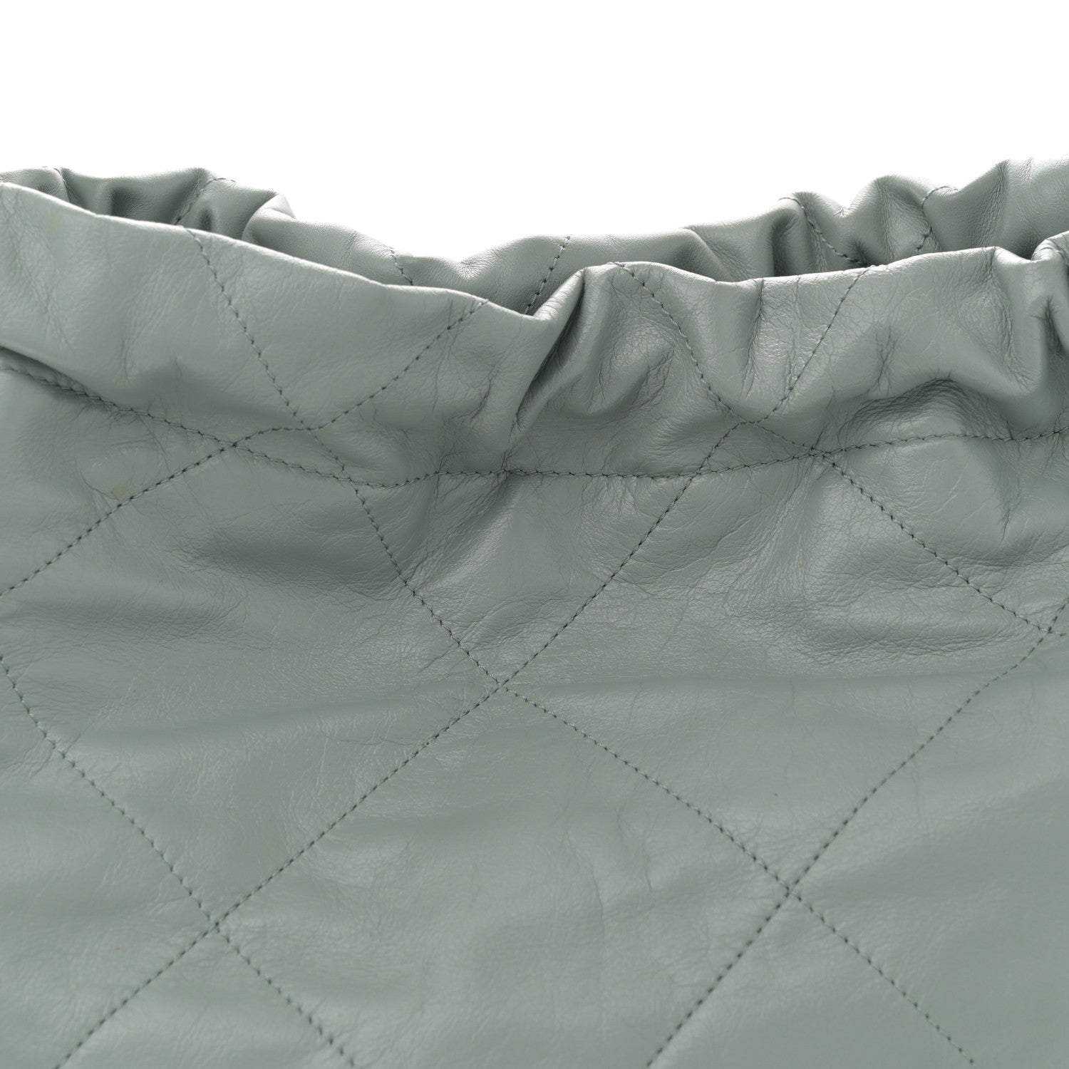 Chanel Shiny Calfskin Quilted Small Chanel 22 Light Blue 9 of 13