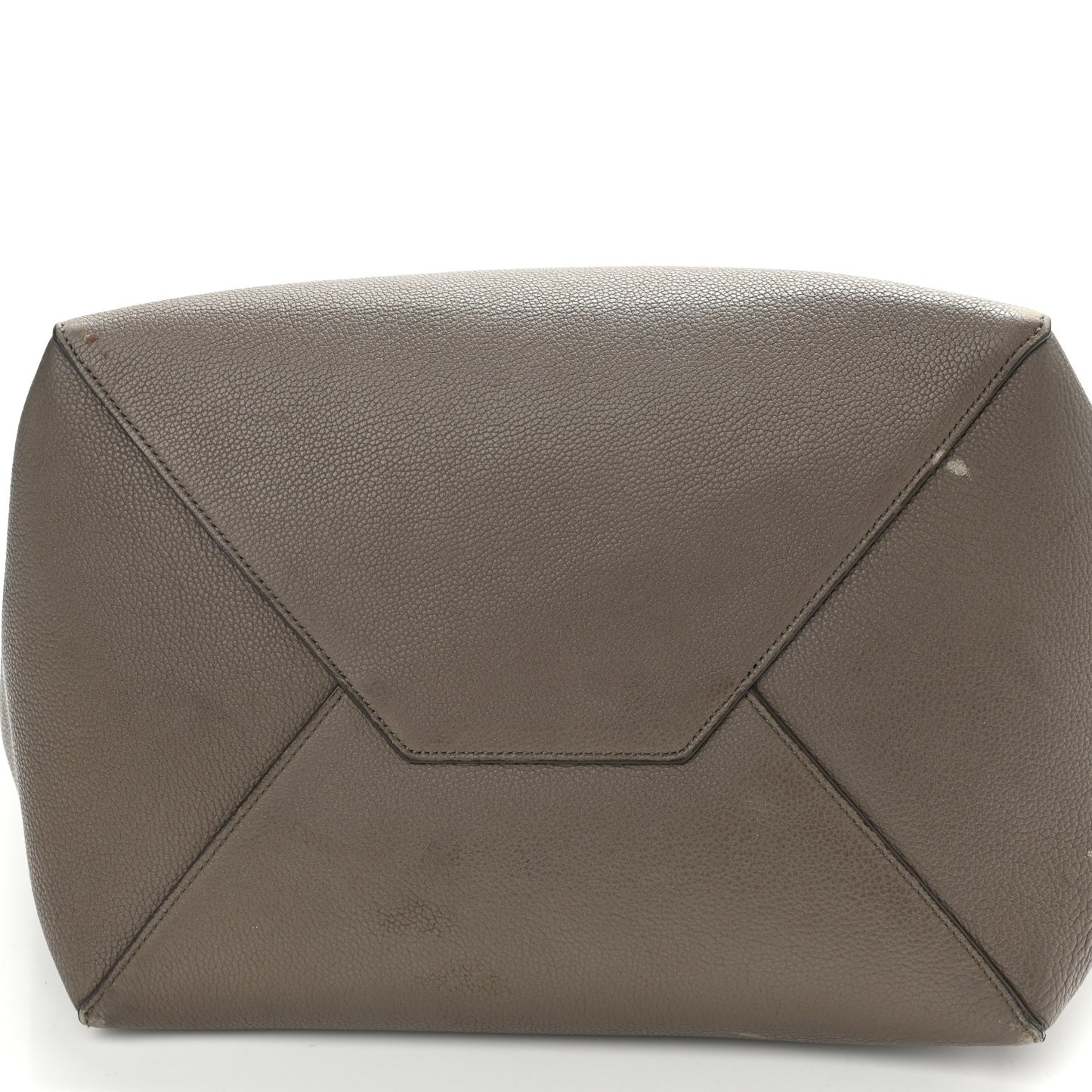 Soft Grained Calfskin Medium Belt Cabas Phantom Taupe