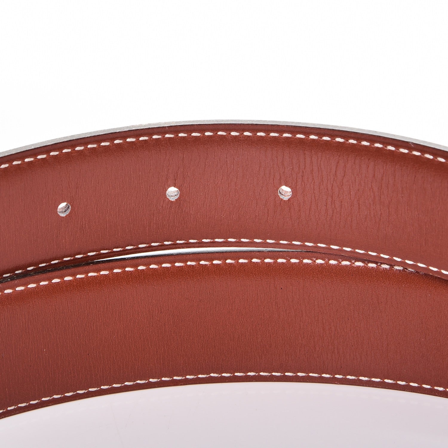 Hermes Box 32mm Belt Strap 75 Brique 4 of 10