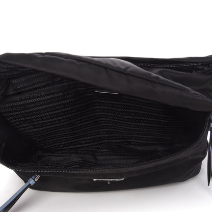 Prada Tessuto Nylon Calfskin Studded Belt Bag Black Astrale 5 of 9