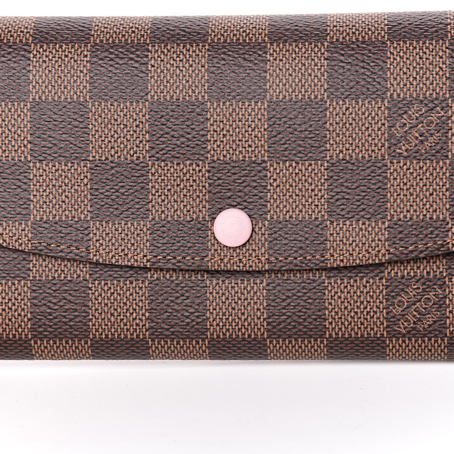Damier Ebene Emilie Wallet Rose Ballerine