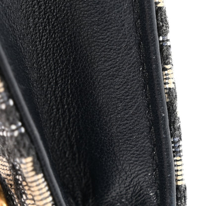 Christian Dior Oblique Saddle Card Holder Blue 12 of 13