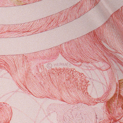 Hermes Silk Brides De Gala En Finesse Scarf Rose Pale Beige 5 of 7
