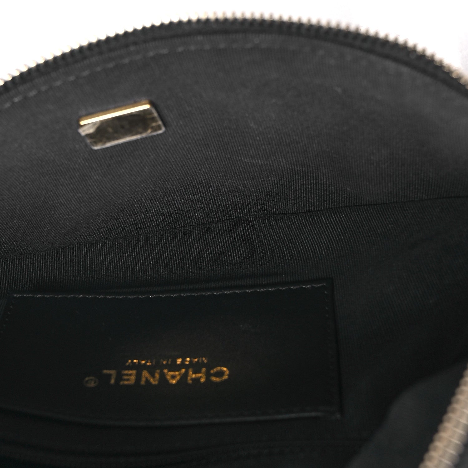 Chanel Lambskin Enamel Quilted Waist Bag Black 5 of 11