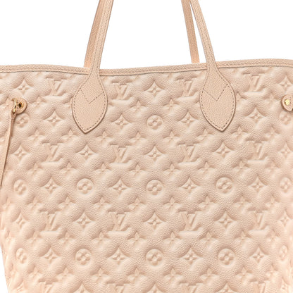 Louis Vuitton Empreinte Monogram Summer Stardust Neverfull MM Beige Clair 8 of 10