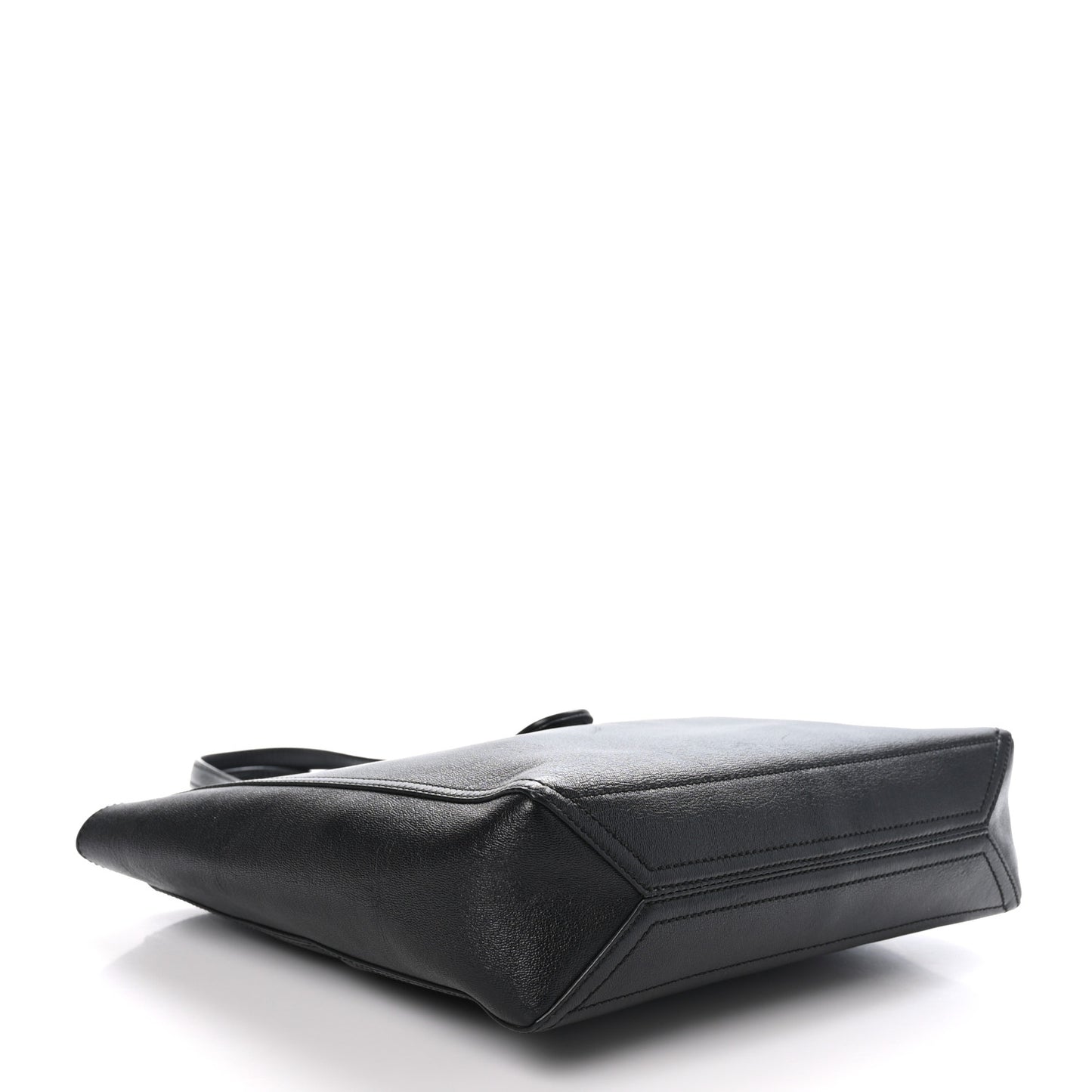 New Sakai Calfskin Lux Small Dahlia Tote Black