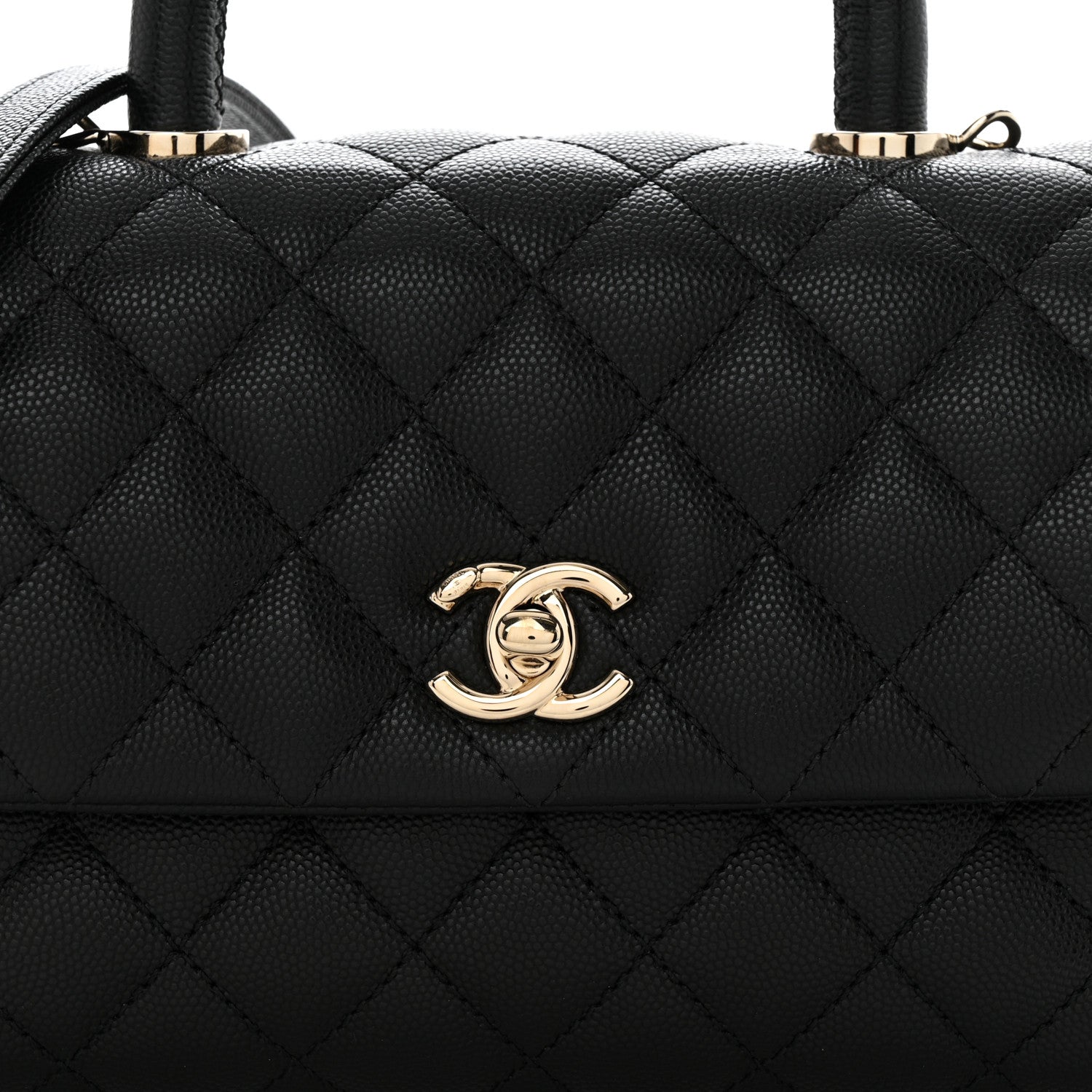 Chanel Caviar Quilted Mini Coco Handle Flap Black 8 of 11