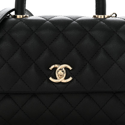 Chanel Caviar Quilted Mini Coco Handle Flap Black 8 of 11