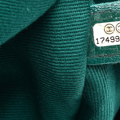 Chanel Calfskin Perforated Up In The Air Tote Green 7 of 10