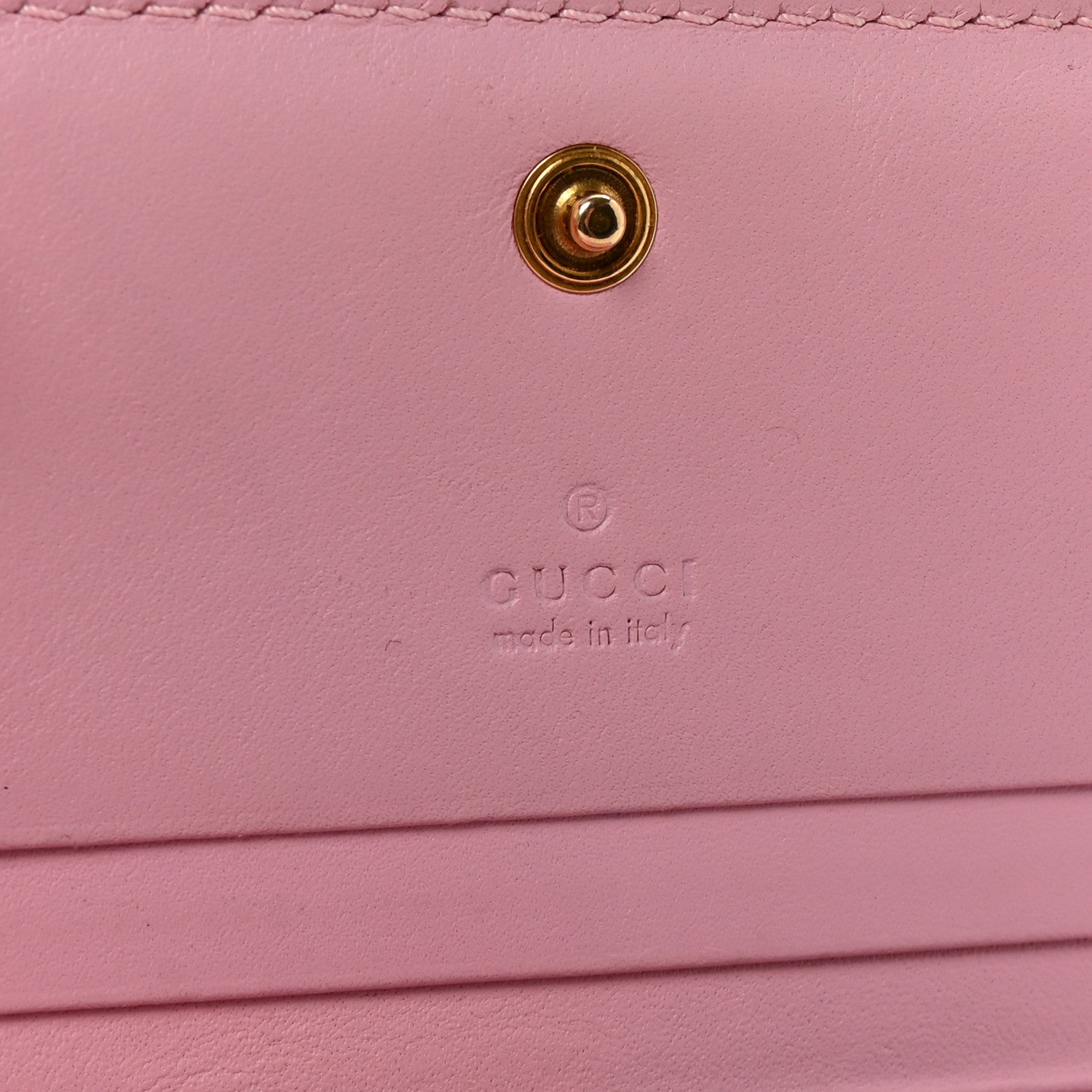 Gucci GG Supreme Monogram Strawberry Card Case 6 of 8