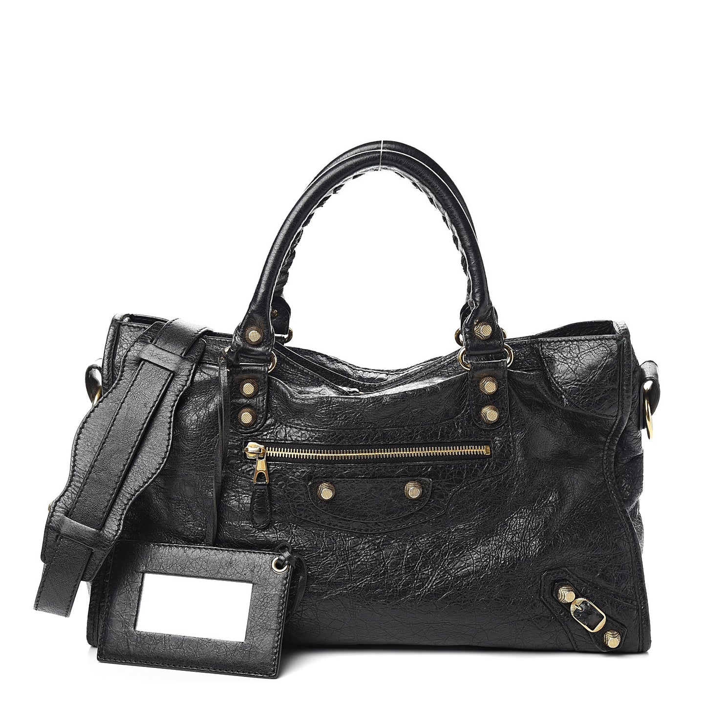 Agneau Giant 12 Gold Hardware City Black
