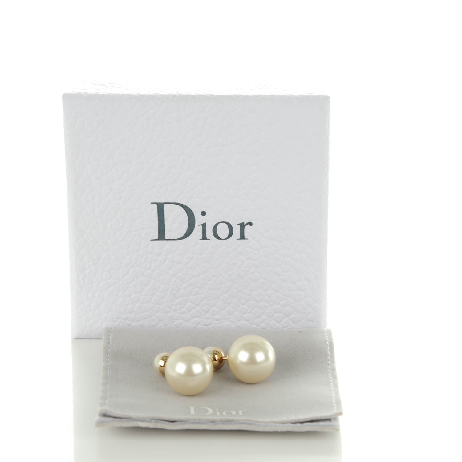 Christian Dior Pearl Mise En Dior Tribal Earrings 5 of 5