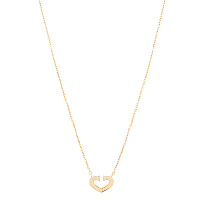 Cartier 18K Yellow Gold Medium Hearts and Symbols Necklace 1 of 3