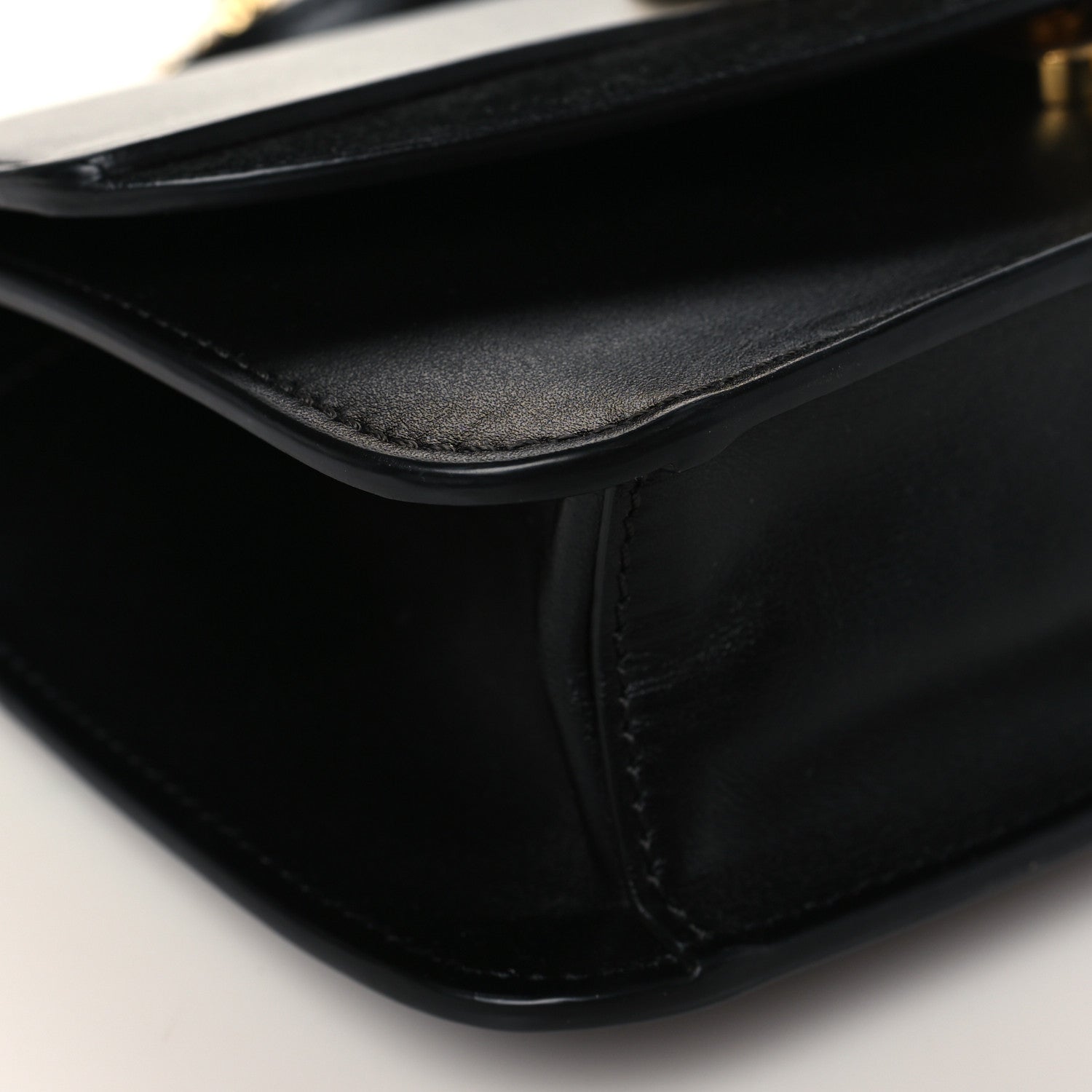 Chloe Calfskin Suede C Clutch With Chain Black 8 of 9