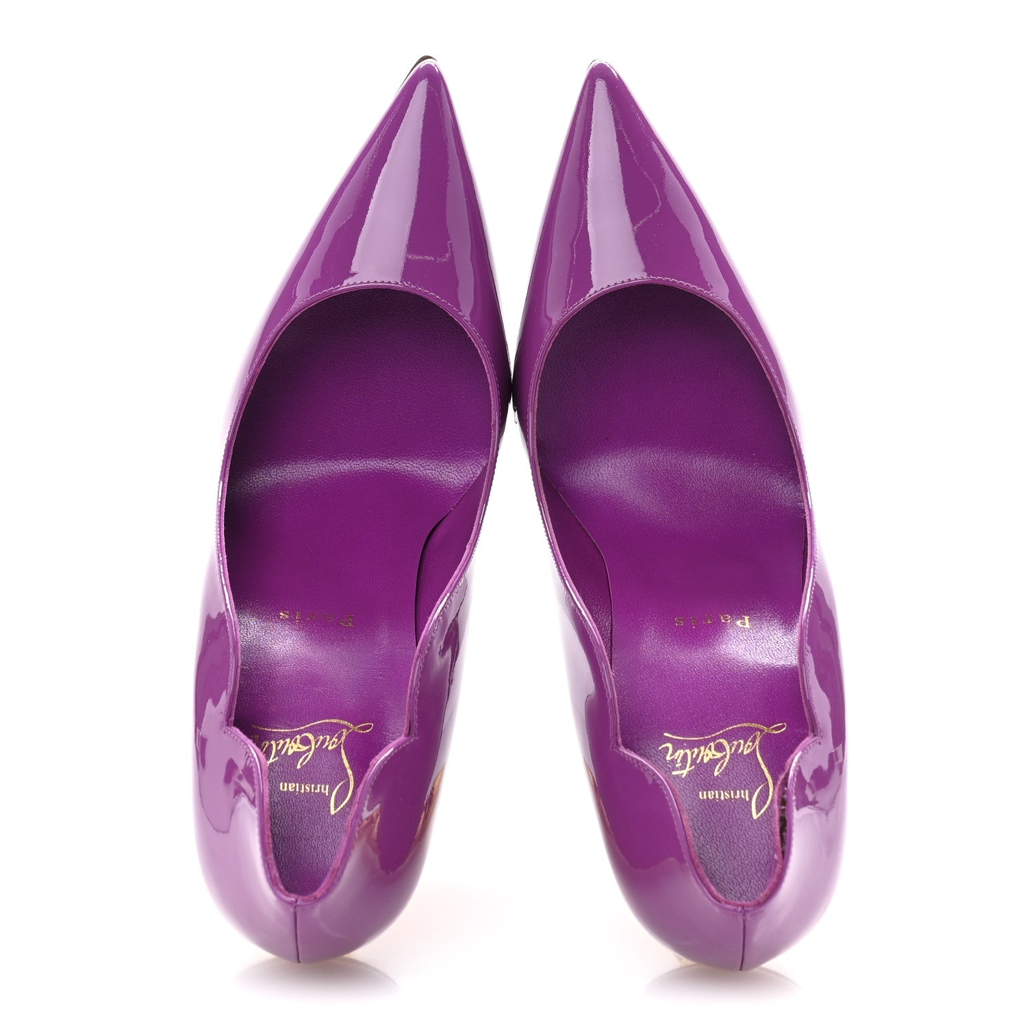 Christian Louboutin Patent LipChick 100 Pumps 38 Kismet 2 of 10