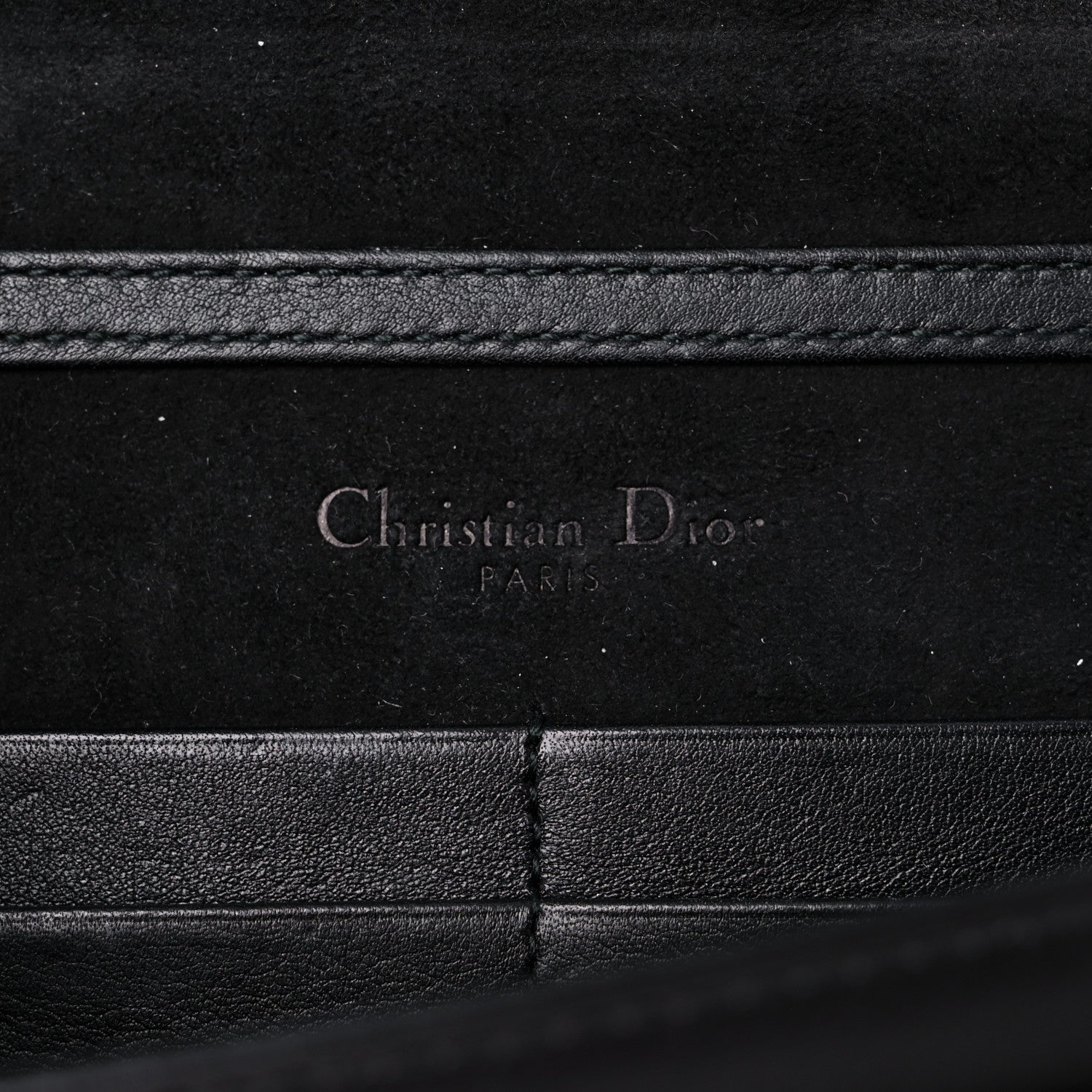 Christian Dior Lambskin Studded Micro Diorama Flap Bag Black 6 of 18