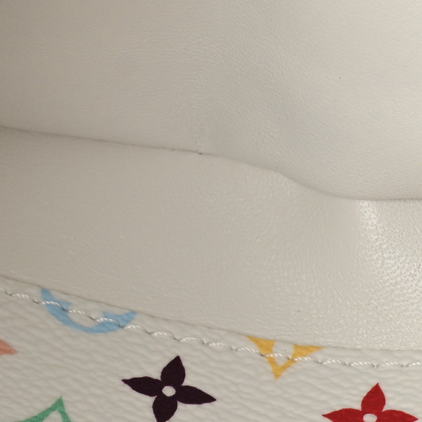 LV X TM Mink Ostrich Monogram Bum Bag White Multicolor
