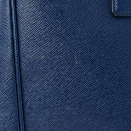 Prada Saffiano Large Galleria Double Zip Tote Bluette 13 of 15
