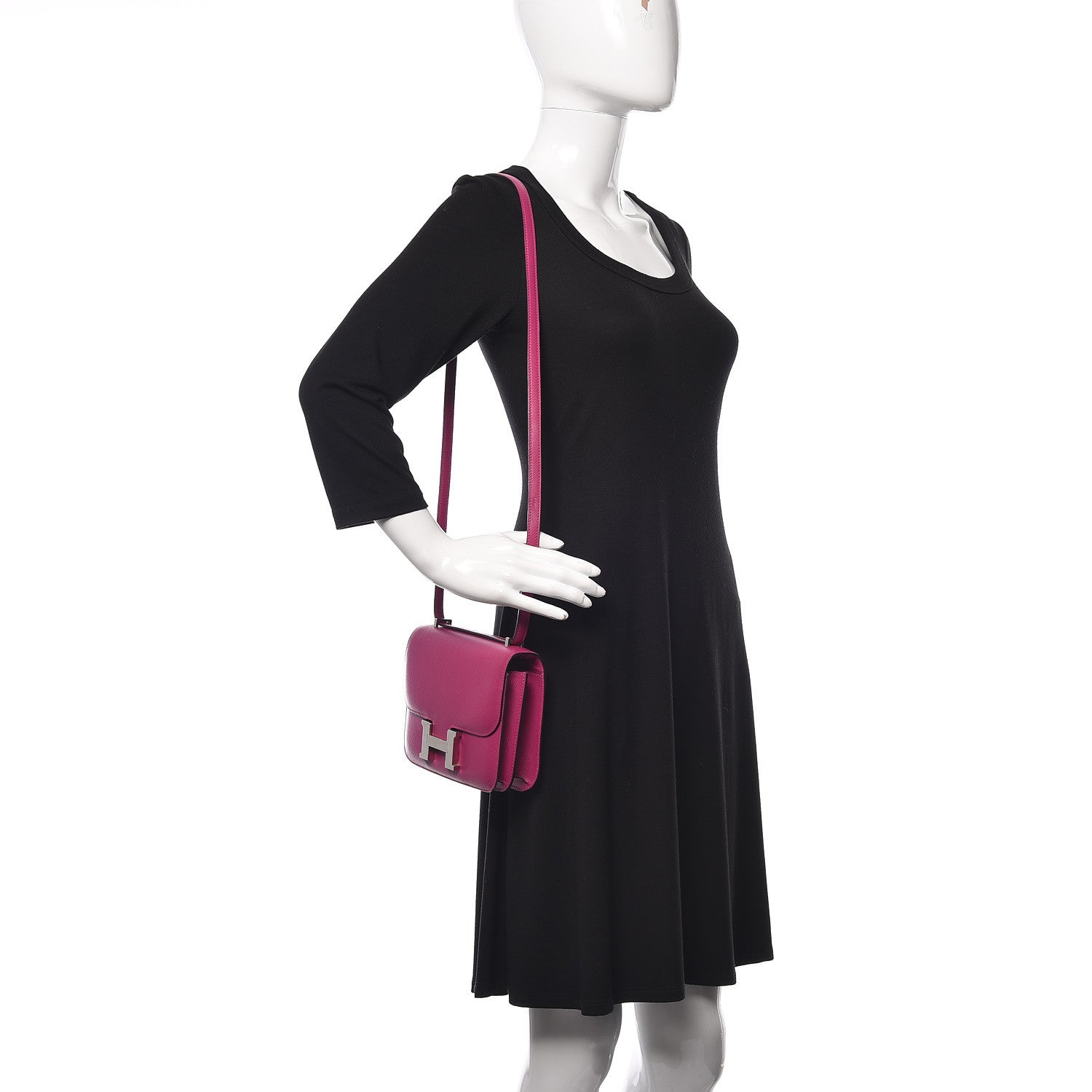 Hermes Epsom Constance 18 Rose Pourpre 2 of 21