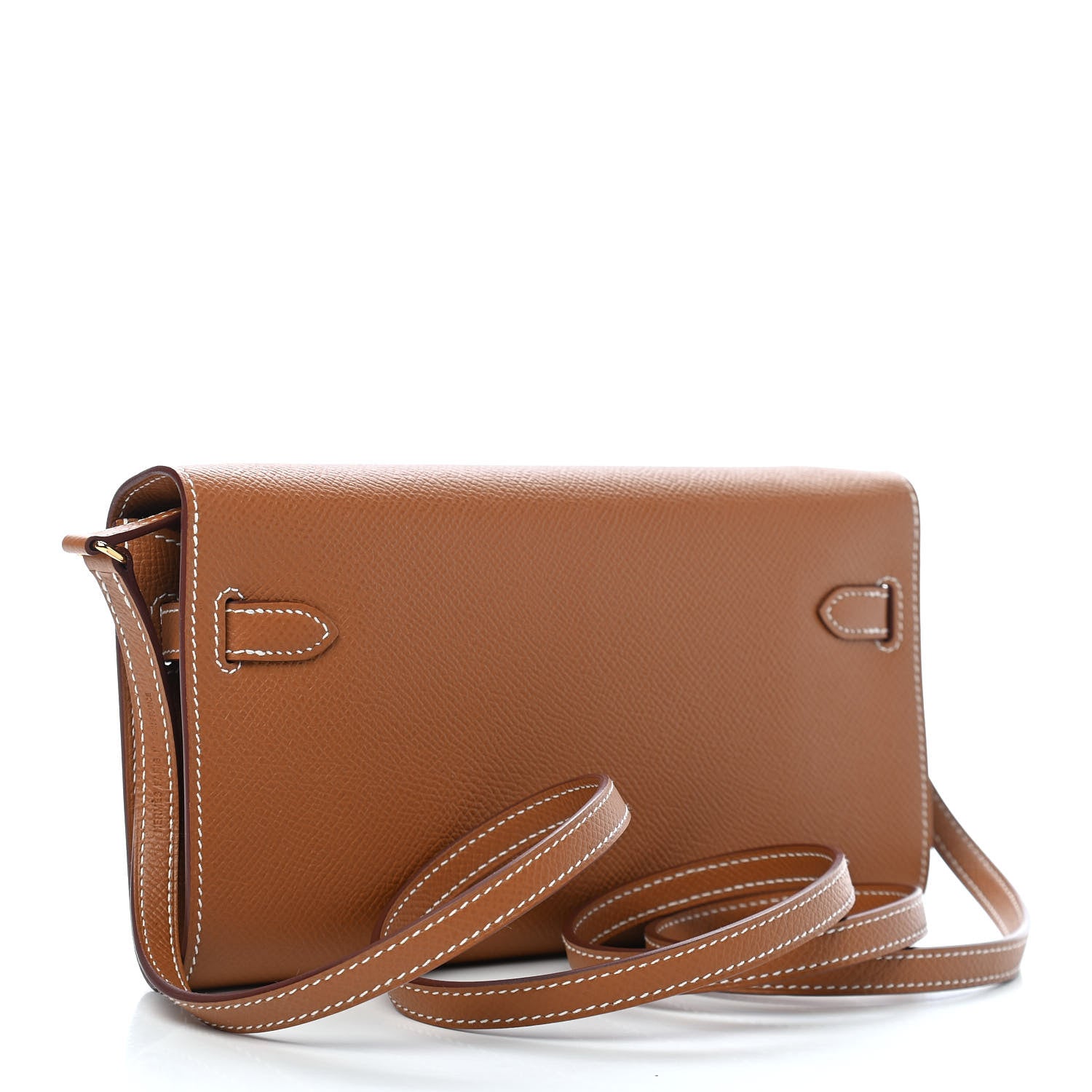 Hermes Epsom Kelly Wallet To Go Gold 3 of 8