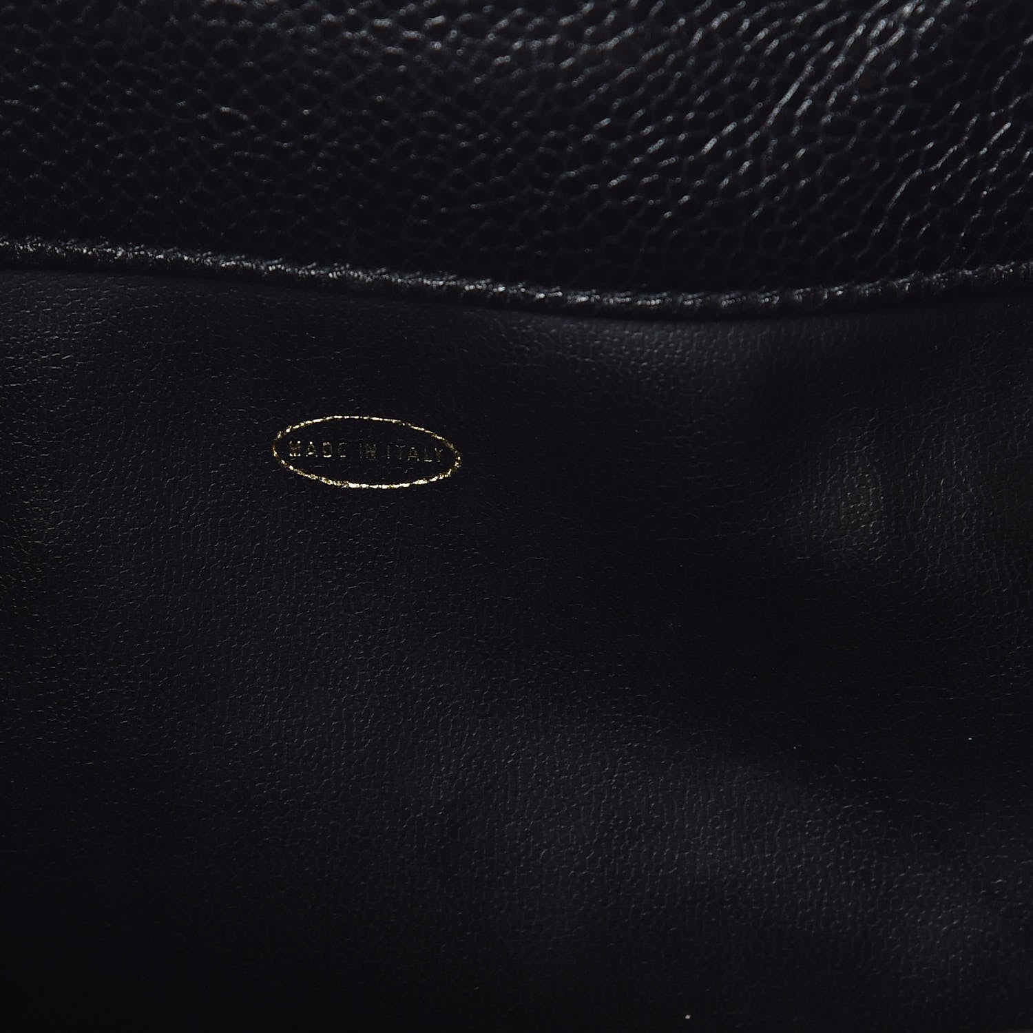 Chanel Caviar CC Drawstring Shoulder Bag Black 8 of 12