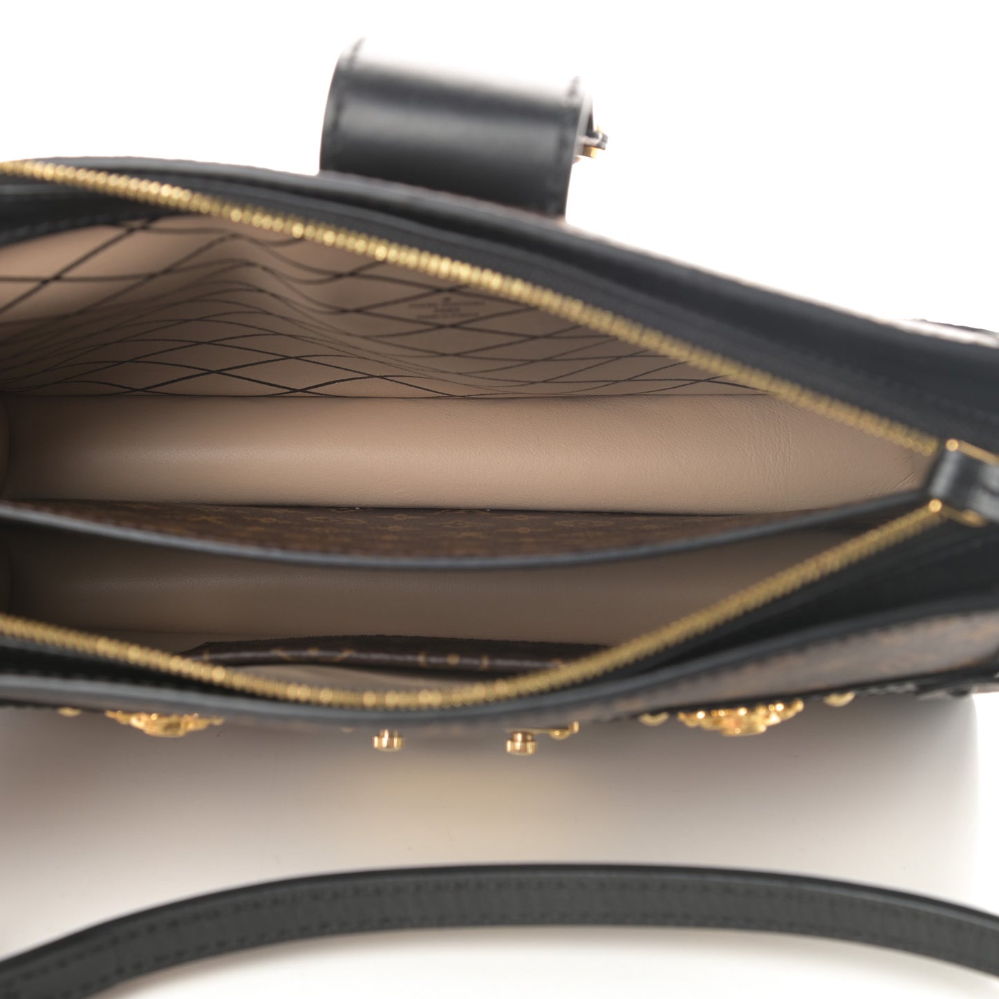 Reverse Monogram Trunk Clutch