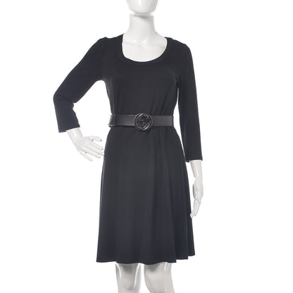 Gucci Calfskin Interlocking G 40mm Belt 85 34 Black 2 of 9