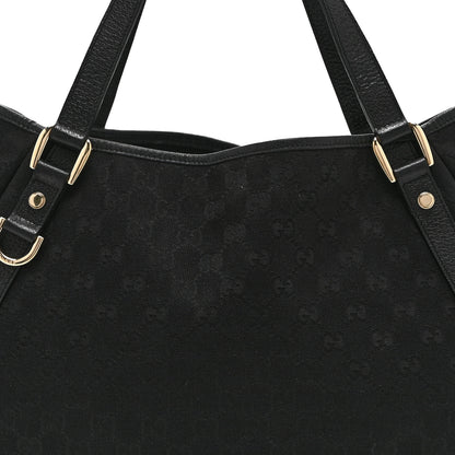 Gucci Monogram Medium Abbey Shoulder Bag Black 10 of 12