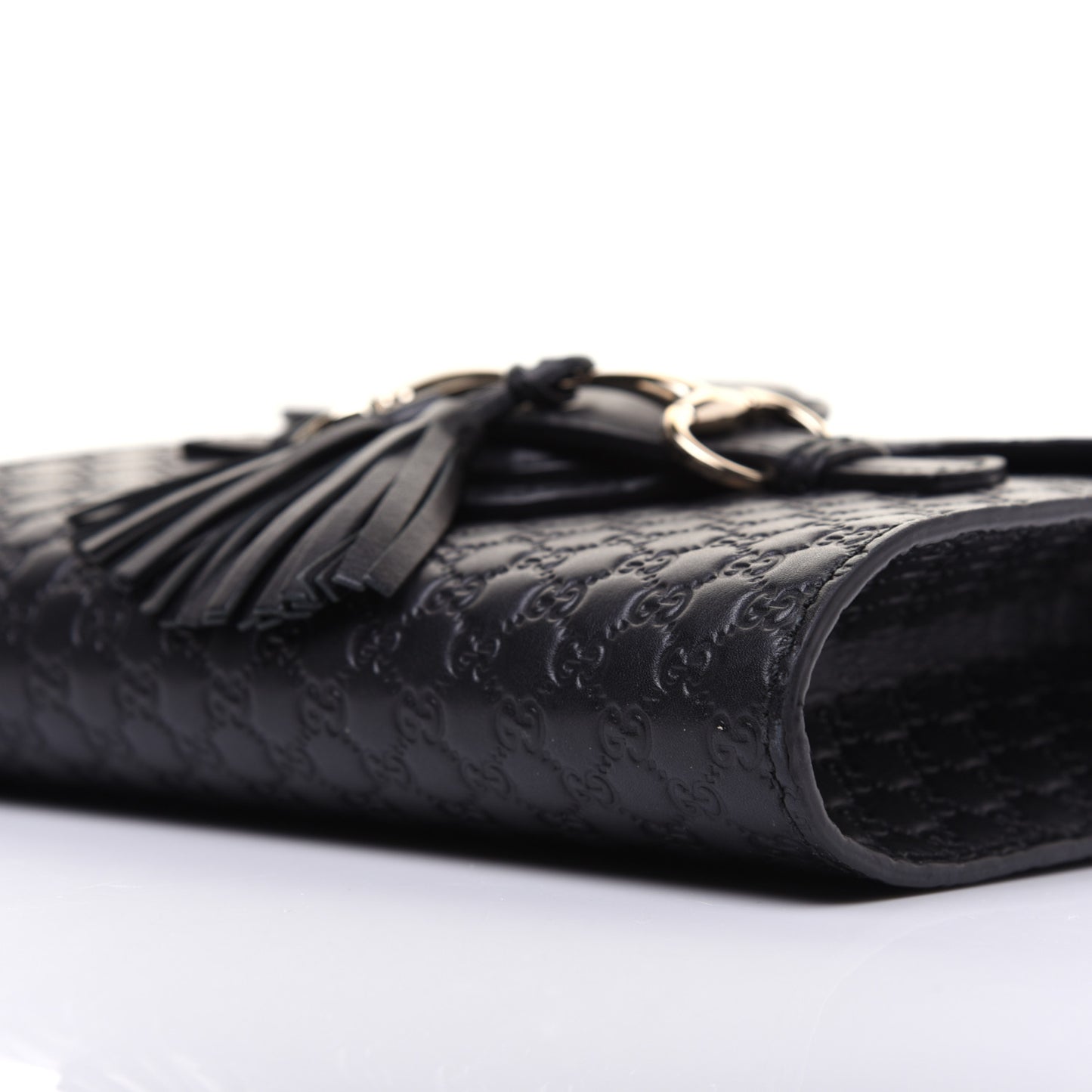 Microguccissima Mini Emily Shoulder Bag Black