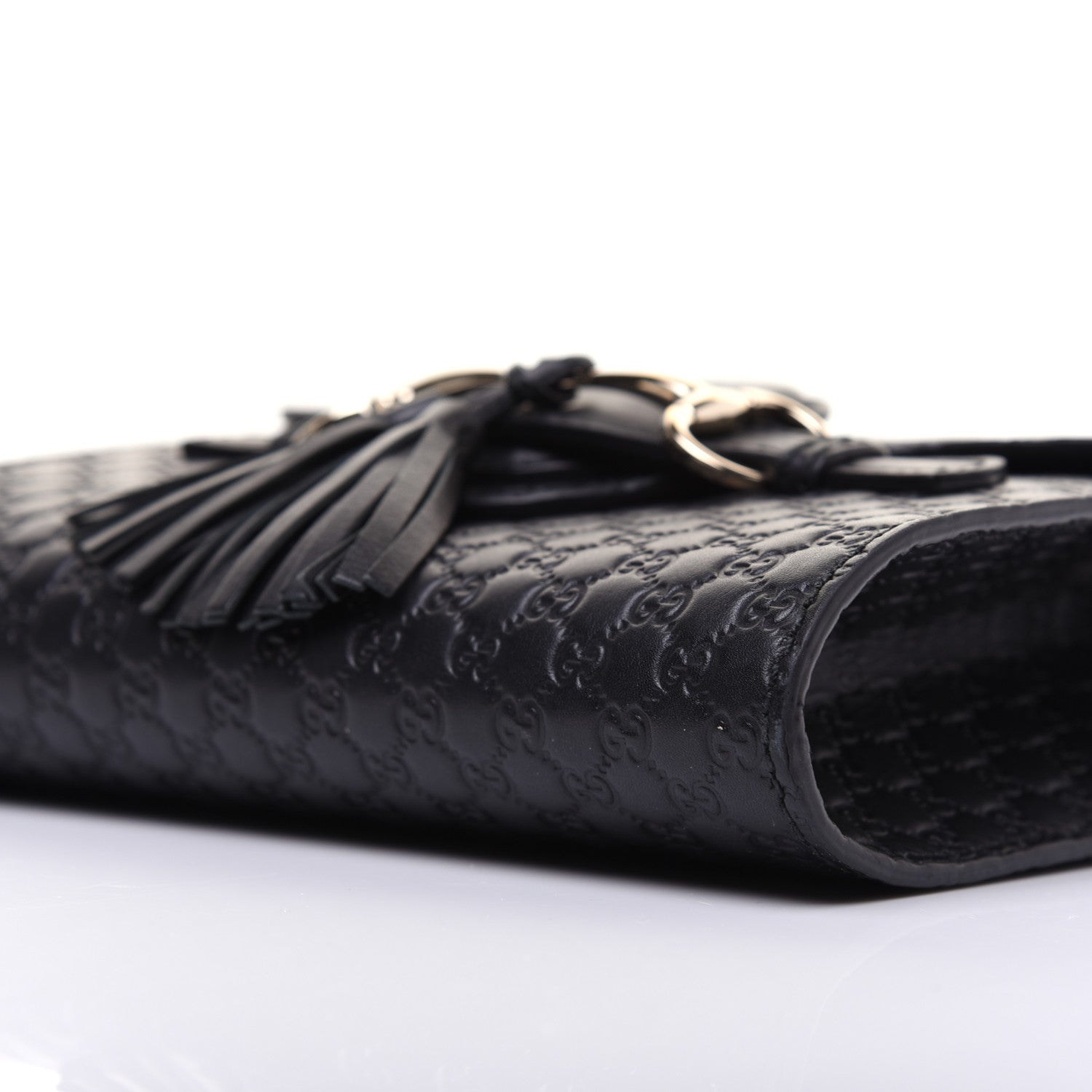 Gucci Microguccissima Mini Emily Shoulder Bag Black 7 of 14